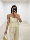 CONJUNTO PARACHUTE BEIGE